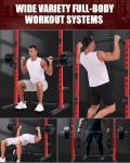 Adjustable Multifunctional Squat Rack for Home Gym