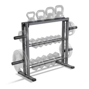 Marcy 3-in-1 Weight Storage Rack for Home Gym