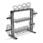 Marcy 3-in-1 Weight Storage Rack for Home Gym