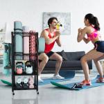 FUTASSI S1 Workout Equipment Organizer with Wheels