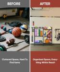 3-Tier Dumbbell and Yoga Mat Storage Rack
