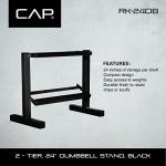 CAP Barbell 24" Dumbbell Storage Rack, Black