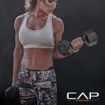 CAP Barbell 150 LB Hex Dumbbell Set with Rack