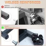 Adjustable 600LBS Dumbbell Rack with Wheels