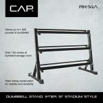 CAP Barbell 3-Tier Dumbbell Rack - 51" Black