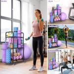 Home Gym Storage Rack for Exercise Equipment