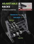YOLEO 3-Tier Compact Dumbbell Storage Rack
