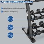 BEKING 3-Tier Dumbbell and Weight Storage Rack