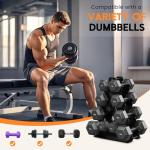 4-Tier Dumbbell Rack for Home Gym Storage