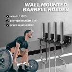Yes4All Olympic Barbell Wall Storage Rack