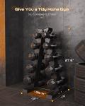 AKYEN Compact A-Frame Dumbbell Rack Stand