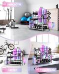 Mythinglogic Dumbbell Rack with Wheels and Hooks