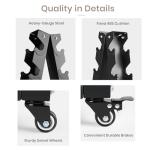 LIONSCOOL A-Frame Dumbbell Rack with Wheels