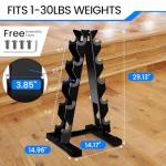 A-Frame Dumbbell Rack - Holds 260 lbs
