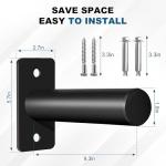 Wall Mounted Olympic Weight Plate Storage Rack