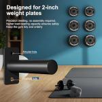 Wall Mounted Olympic Weight Plate Storage Rack