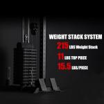 Mikolo Wall Mount Cable Station with Weight Stack