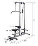 GDLF Lat Pull Down and Low Row Machine