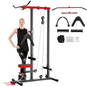 VANSWE Lat Pull Down and Row Machine
