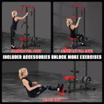VANSWE Lat Pull Down and Row Machine