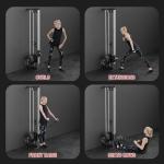 VANSWE Adjustable Wall Mount Cable Station Machine