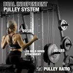 Mikolo 2200lbs Smith Machine with Cable Crossover