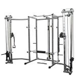 Valor Fitness Power Cage with LAT Pulldown & Crossover