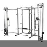 Valor Fitness Power Cage with LAT Pulldown & Crossover
