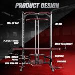 RitFit Multifunction Smith Machine Power Rack 2.0