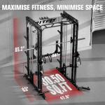 RitFit M1 Pro Smith Machine with Cable Crossover