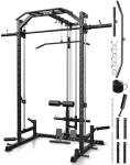 Mikolo Smith Machine Power Cage with 8 Attachments