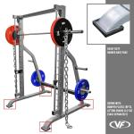 Valor Fitness Smith Machine Squat Rack with Barbell