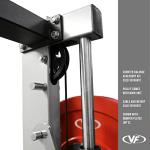 Valor Fitness Smith Machine Squat Rack with Barbell