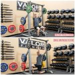 Valor Fitness Smith Machine Squat Rack with Barbell