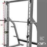 Valor Fitness Smith Machine Squat Rack with Barbell