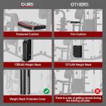 SunHome Multifunction Home Gym System with Weights