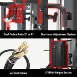 SNODE ALL10 Home Gym Smith Machine & Power Rack