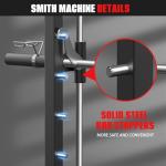 Smith Machine Power Rack with LAT Pulldown System