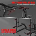 Smith Machine Power Rack with LAT Pulldown System