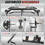 Adjustable Smith Machine with LAT Pull Down System