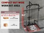 Adjustable Smith Machine with LAT Pull Down System