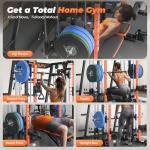 Smith Machine Power Cage with Dual LAT Pull Down