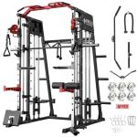 Mikolo 2200lbs Smith Machine with LAT Pull Down