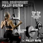 Mikolo 2200lbs Smith Machine with LAT Pull Down