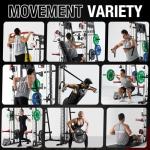 Mikolo 2200lbs Smith Machine with LAT Pull Down