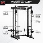 EVOLPOW M2D Smith Machine with LAT Pull Down
