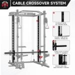 EVOLPOW M2D Smith Machine with LAT Pull Down