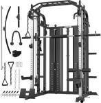 DONOW Smith Machine Power Cage with Weight Stacks