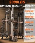 Versatile Smith Machine and Power Cage for Home Gym