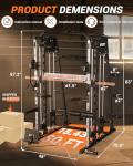 Versatile Smith Machine and Power Cage for Home Gym
